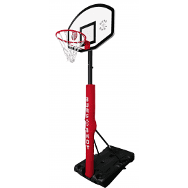 63520 Sure Shot Heavy Duty Portable Basketball Unit (Fan Backboard)