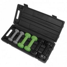 960010 Set of Vinyl Dumbbells