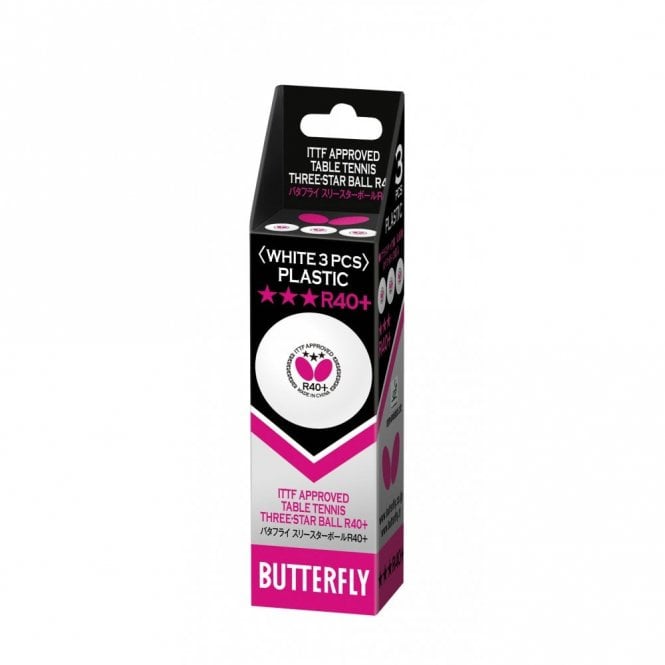Butterfly R40+ Three-star Ball (Pack of 3)