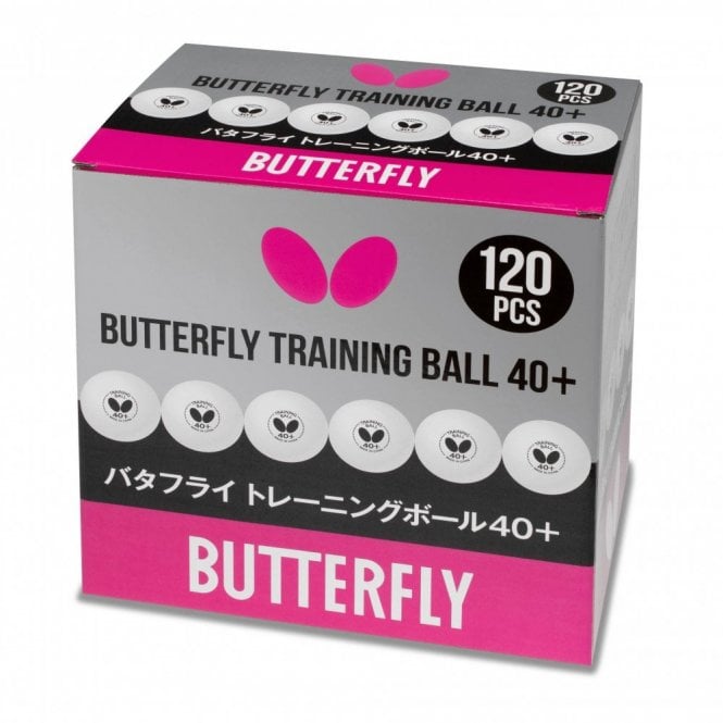 Butterfly Training Ball 40+ (Box of 120)