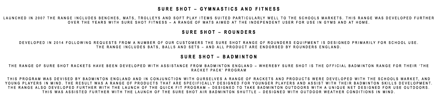 Sure Shot Brand Text 2