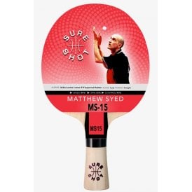 Sure Shot Matthew Syed 15 Table Tennis Bat