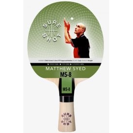 Sure Shot Matthew Syed 8 Table Tennis Bat