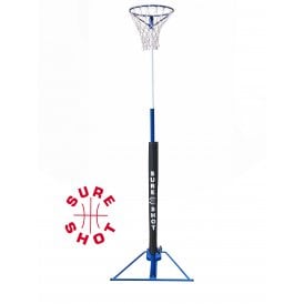 Sure Shot Telescopic Netball Unit with Pole Padding
