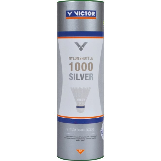 Victor Nylon 1000 Badminton Shuttles Yellow