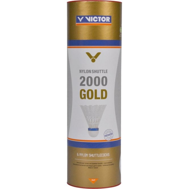 Victor Nylon 2000 Gold Badminton Shuttles