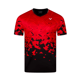VICTOR T-Shirt T-53101 D Red Unisex 