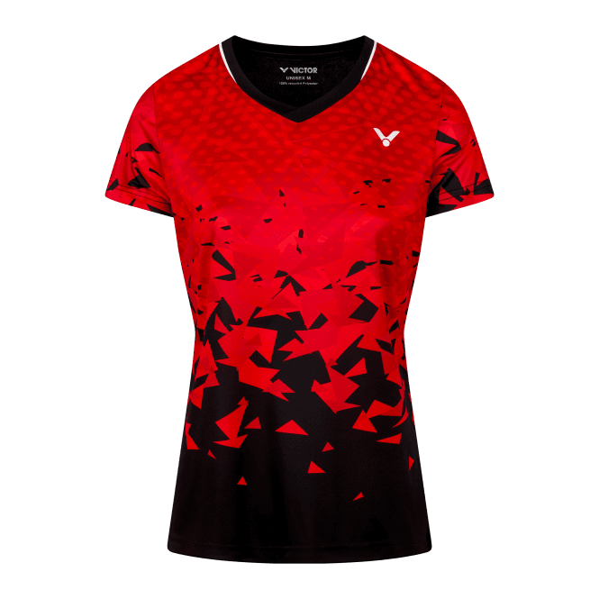 VICTOR T-Shirt T-54101 D Red Female