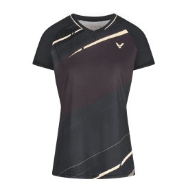 VICTOR T-Shirt T-64102 C (Black) Womens 